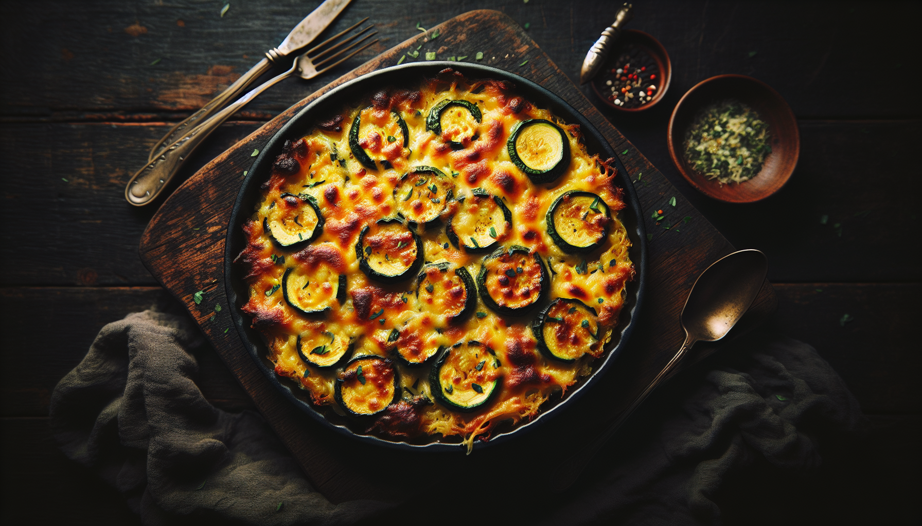 Cheesy Courgette Gratin