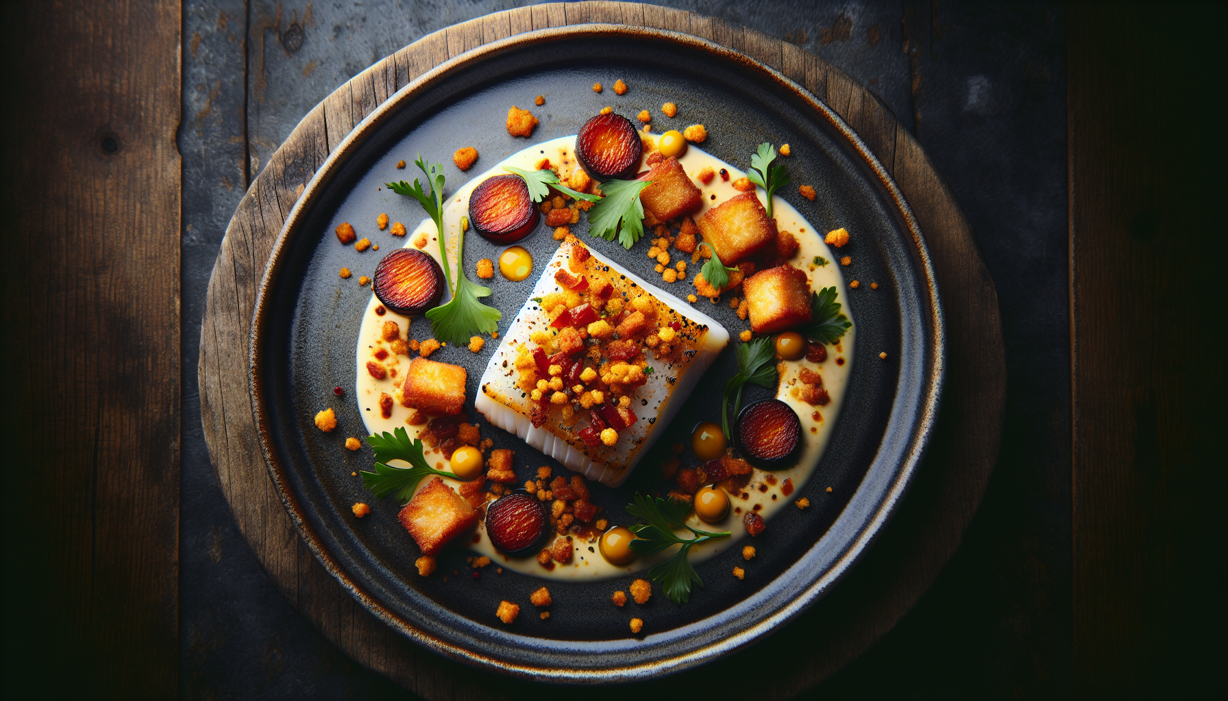 Cod with Chorizo Crumb