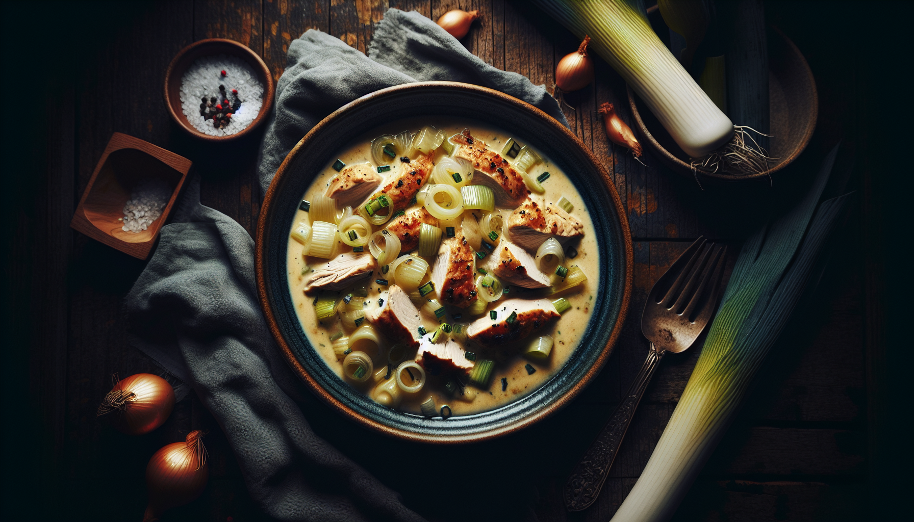 Creamy Chicken and Leek