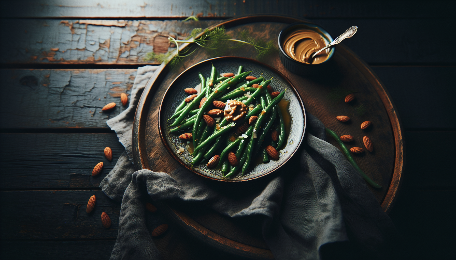 Green Beans with Almond Butter