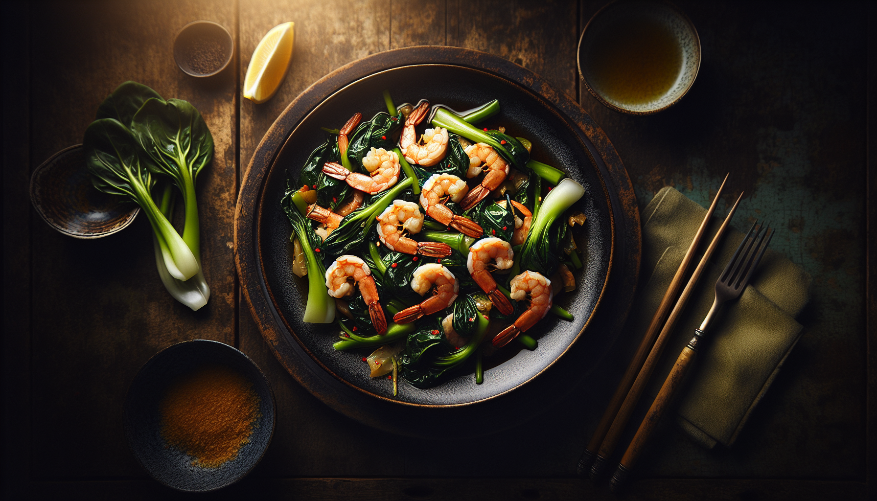 Prawn Stir Fry with Pak Choi