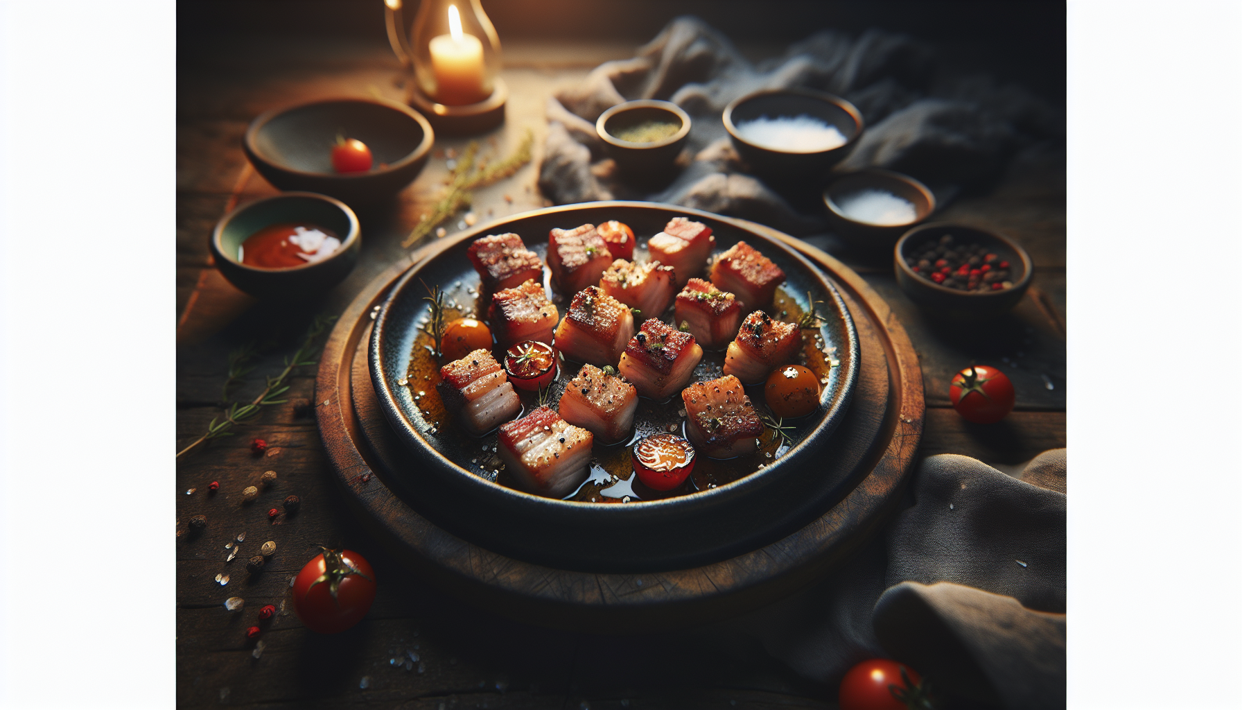 Salt and Pepper Pork Belly Bites