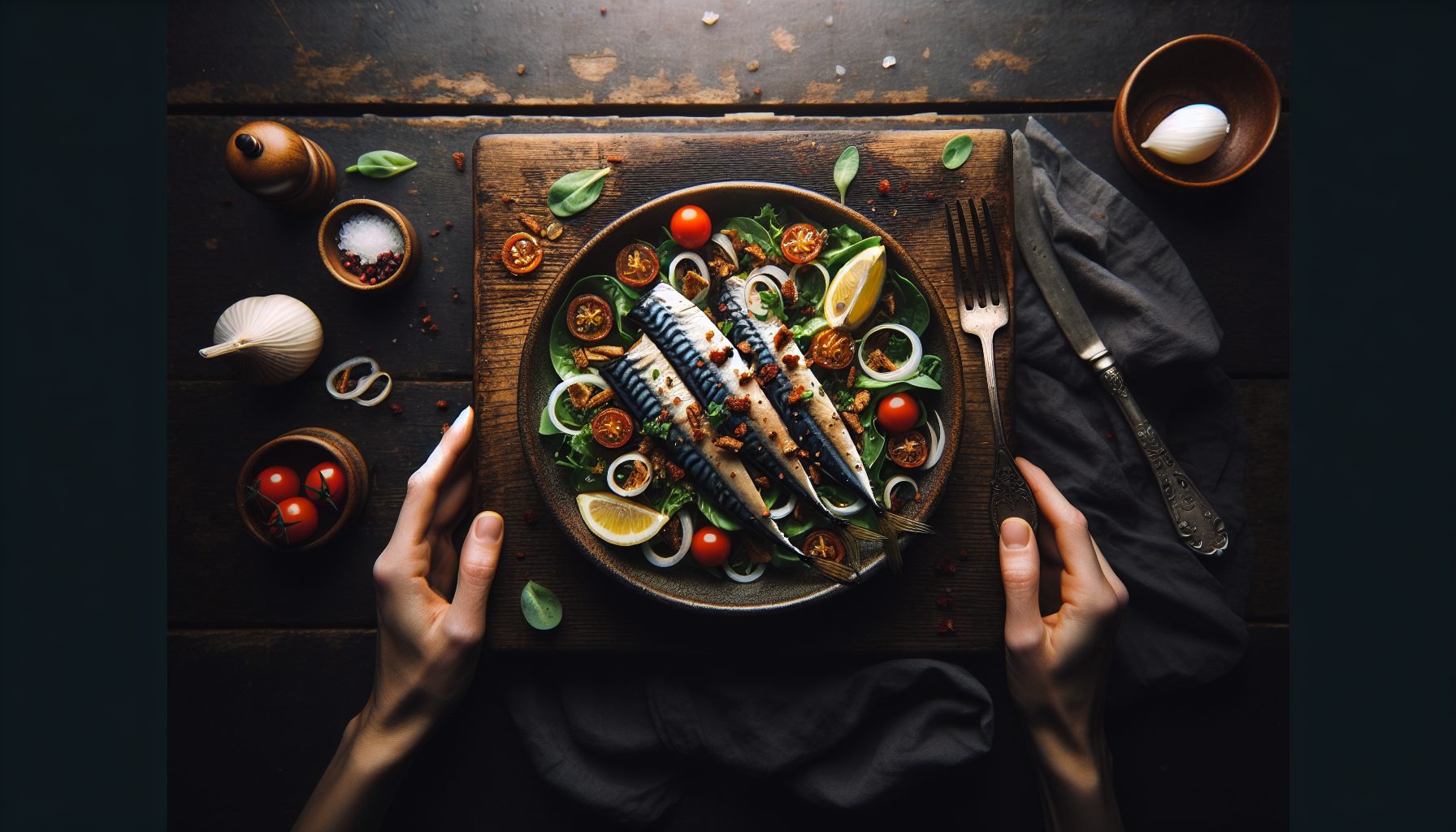 Smoked Mackerel Salad