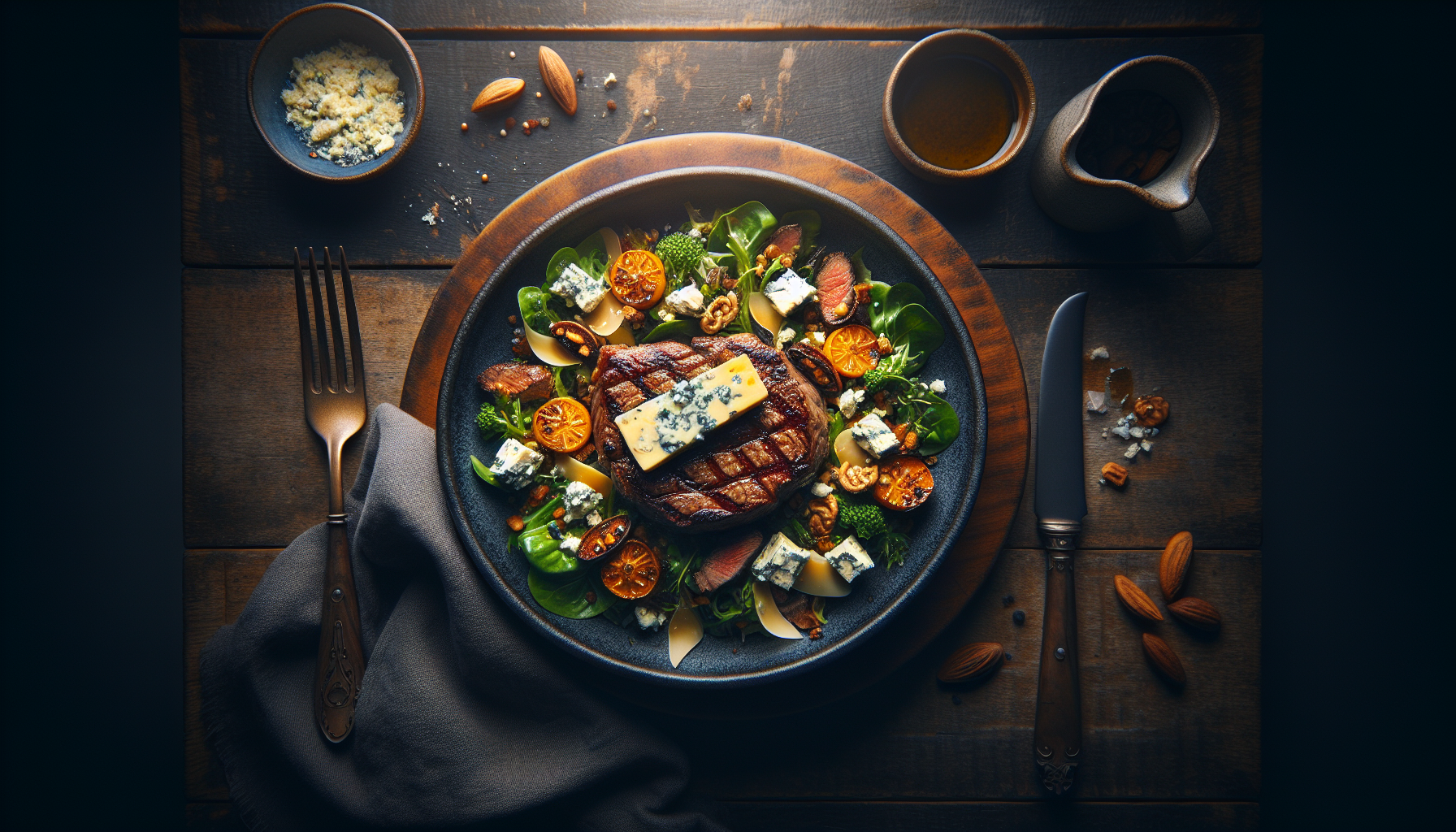 Steak and Stilton Salad