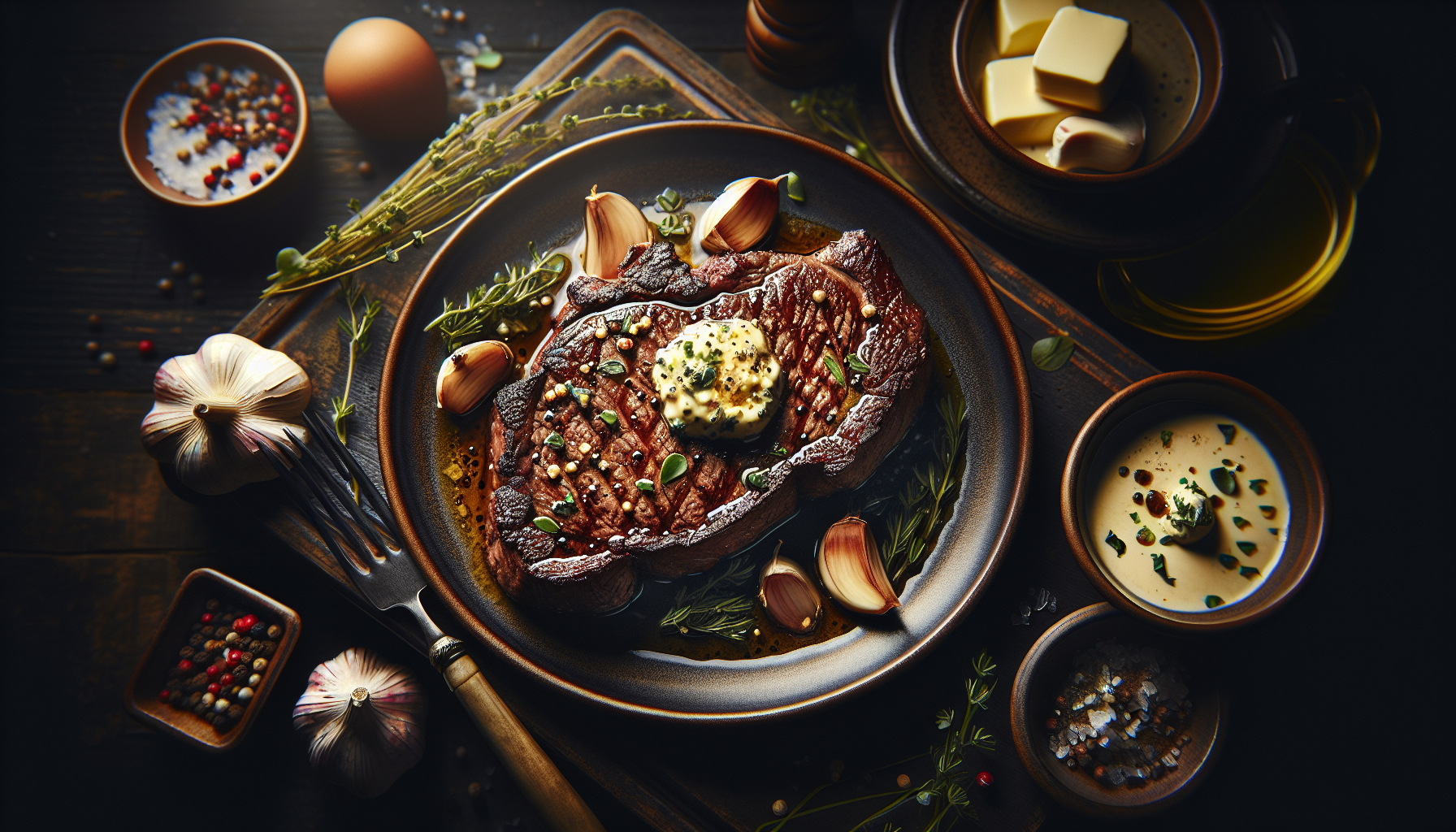 Steak with Garlic Butter